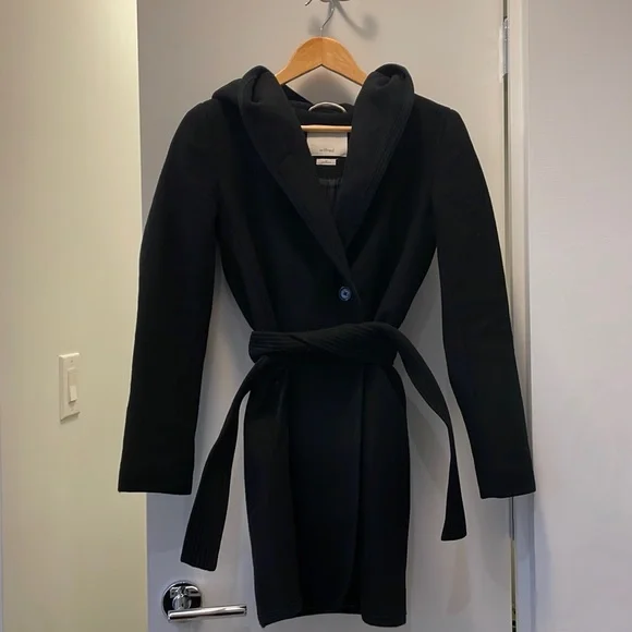 Wilfred Jackets Coats Wilfred Belted Winter Coat With Hood
